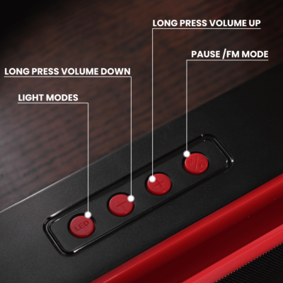 Portable Bluetooth Soundbar 2200mAh Battery - Image 3