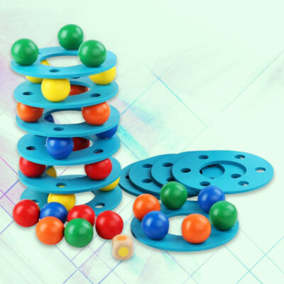 Plastic Balancing Ball Tower Game - Image 3