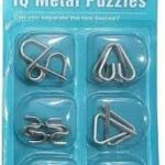 Brain Teaser Metal Puzzles (6 Pieces) - Image 9