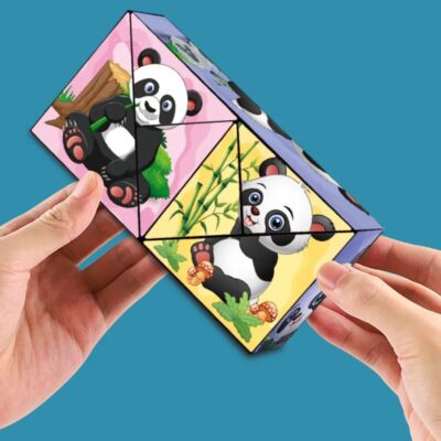 Magic Cube For Kids - 3D Panda Cube - Image 2