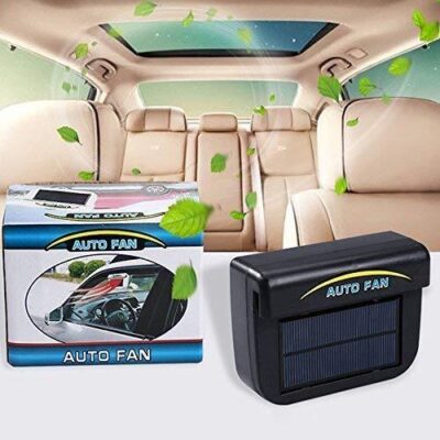 Autocool Solar Powered Car Auto Cooler Ventilation Fan - Image 2