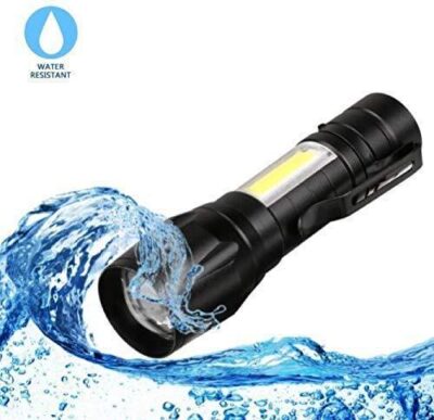 USB Charge Zoomable LED Torch Light (500 Meter Range) - Image 4