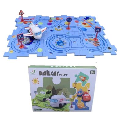 Rail Car Puzzle (Space Theme) 12Pcs Track - Image 7