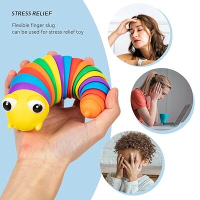 Flexible Finger Slug Toy (Perfect For Stress Relief) - Image 6