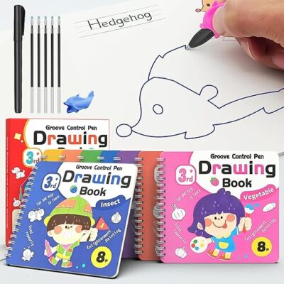 Groove Control Reusable Drawing Activity Pad (Pack of 8 Books) - Image 2