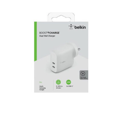 Belkin Boost Dual Wall Fast Charger 40W - Image 5