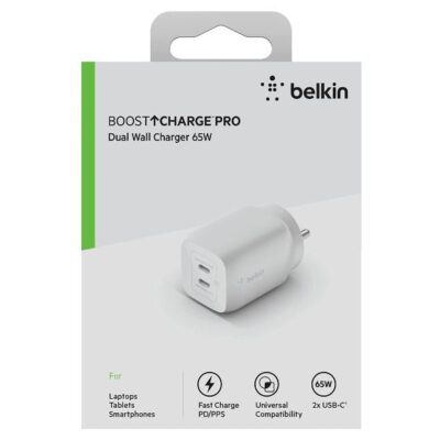 Belkin Boost GaN Dual Wall Charger 65W - Image 6