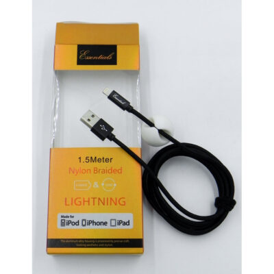 Essentials Lostrego Nylon Braided Lightning Cable - Image 2