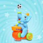 Walking Elephant Drummer Toy with Flashing Light & Sound - Image 10