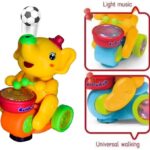 Walking Elephant Drummer Toy with Flashing Light & Sound - Image 8